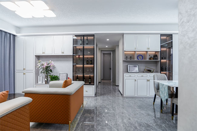 112㎡現(xiàn)代三居，收納與顏值兩不誤，還擁有獨(dú)立書房